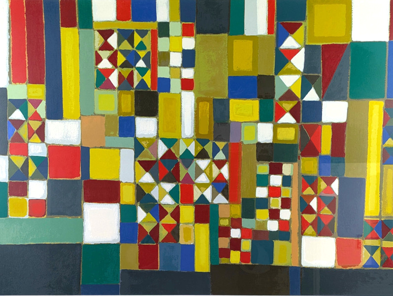 Manuel Cargaleiro - The Geometrical Composition of Summer